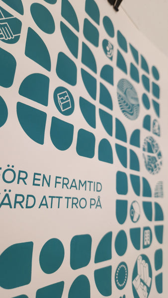 Affisch: För en framtid värd att tro på